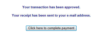 transaction completed